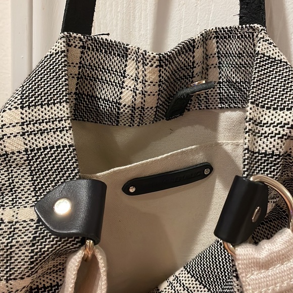 Plaid Canvas Tote | Banana Republic - Picture 2 of 3